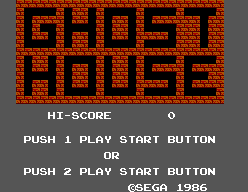 Ghost House screenshot 3 for Sega Master System